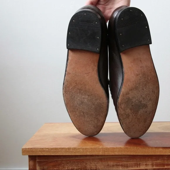 [Sold] Vintage 1970’s Celine Mahogany Leather Loafers - Picture 6 of 8